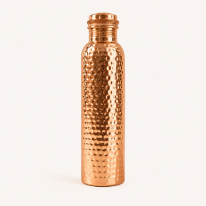 Koper waterfles gehamerd 750ml