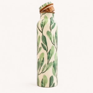 Koper waterfles groen 750ml