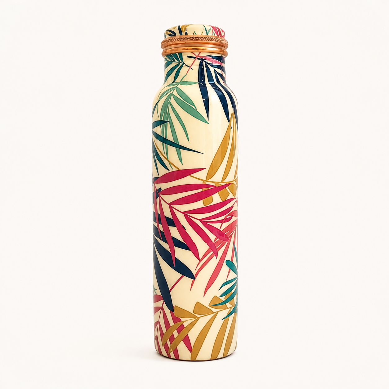 Koper waterfles palm kleur 750ml - Afbeelding 2